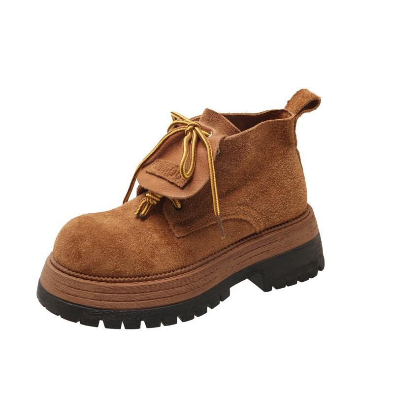 Velvet version~ retro British style thin short Martin boots women s autumn new thick-soled big head tooling boots women s 40 хаки
Velvet version~ retro British style thin short Martin boots women s autumn new thick-soled big head tooling boots women s 40 хаки