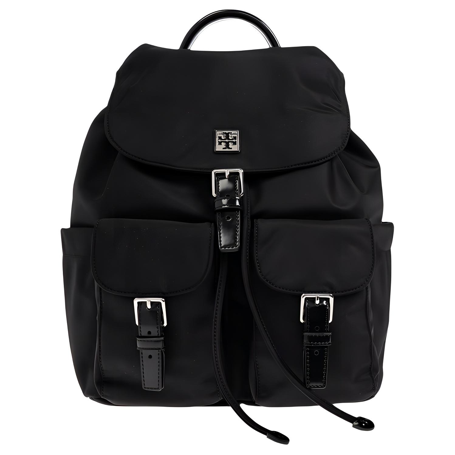 Tory Burch Virginia Classic Logo Fabric Backpack Women Backpack Black 169165-001 Basic Set (Bag+Dust Bag)
Tory Burch Virginia Classic Logo Fabric Backpack Women Backpack Black 169165-001 Basic Set (Bag+Dust Bag)