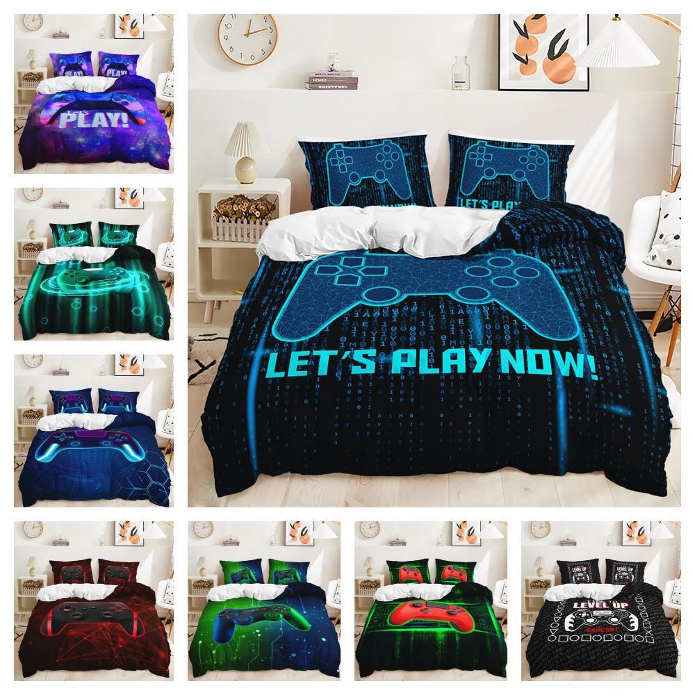 Three-Piece 3D Quilt Cover Gamepad Cool Gradual Change Kit Bedding 135 * 200 (two-piece set) 90g
Three-Piece 3D Quilt Cover Gamepad Cool Gradual Change Kit Bedding 135 * 200 (two-piece set) 90g