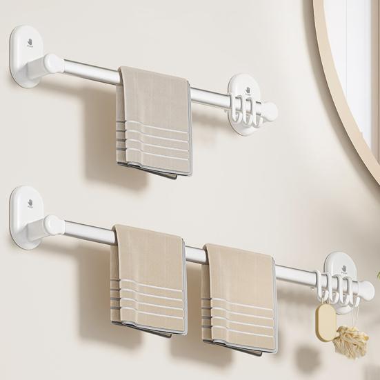 Bathroom Towel Holder with Hooks Strong Load-bearing Simple Installation Suction Cup Towel Bar Hanger Wall Hook S
Bathroom Towel Holder with Hooks Strong Load-bearing Simple Installation Suction Cup Towel Bar Hanger Wall Hook S
