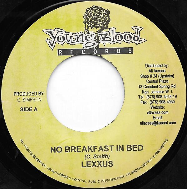 7inch Record LEXXUS / HAWKEYE - No Breakfast In Bed / Pon Di Edge NONE Young Blood Rec 2005 Jamaica Reggae, Ska & Dub Used
7inch Record LEXXUS / HAWKEYE - No Breakfast In Bed / Pon Di Edge NONE Young Blood Rec 2005 Jamaica Reggae, Ska & Dub Used