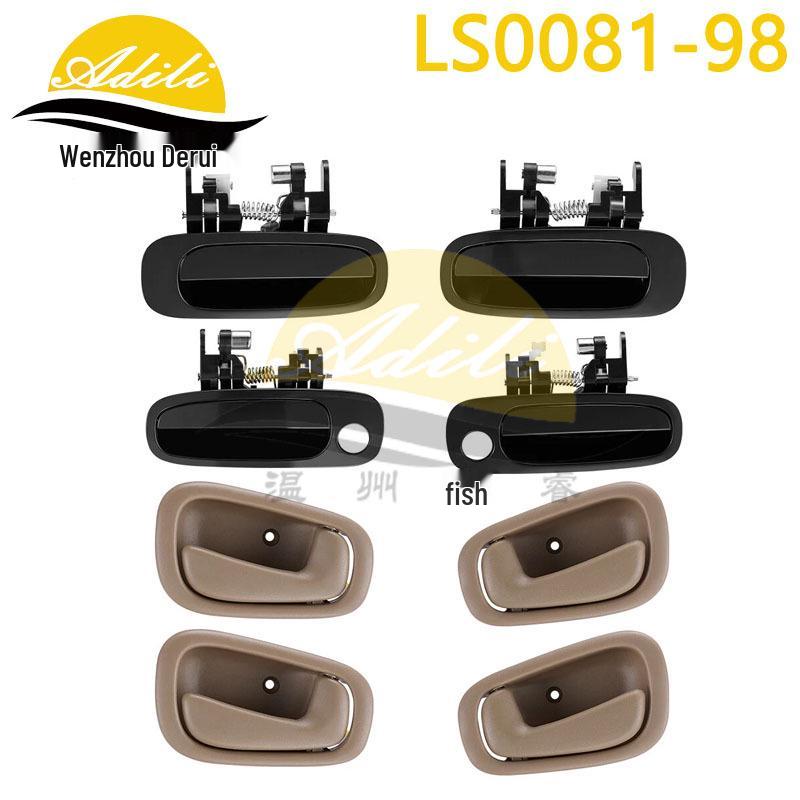 Corolla 98 Door Handle Set: Part Numbers 69206-02050, 69205-02050, 69220-02040
Corolla 98 Door Handle Set: Part Numbers 69206-02050, 69205-02050, 69220-02040