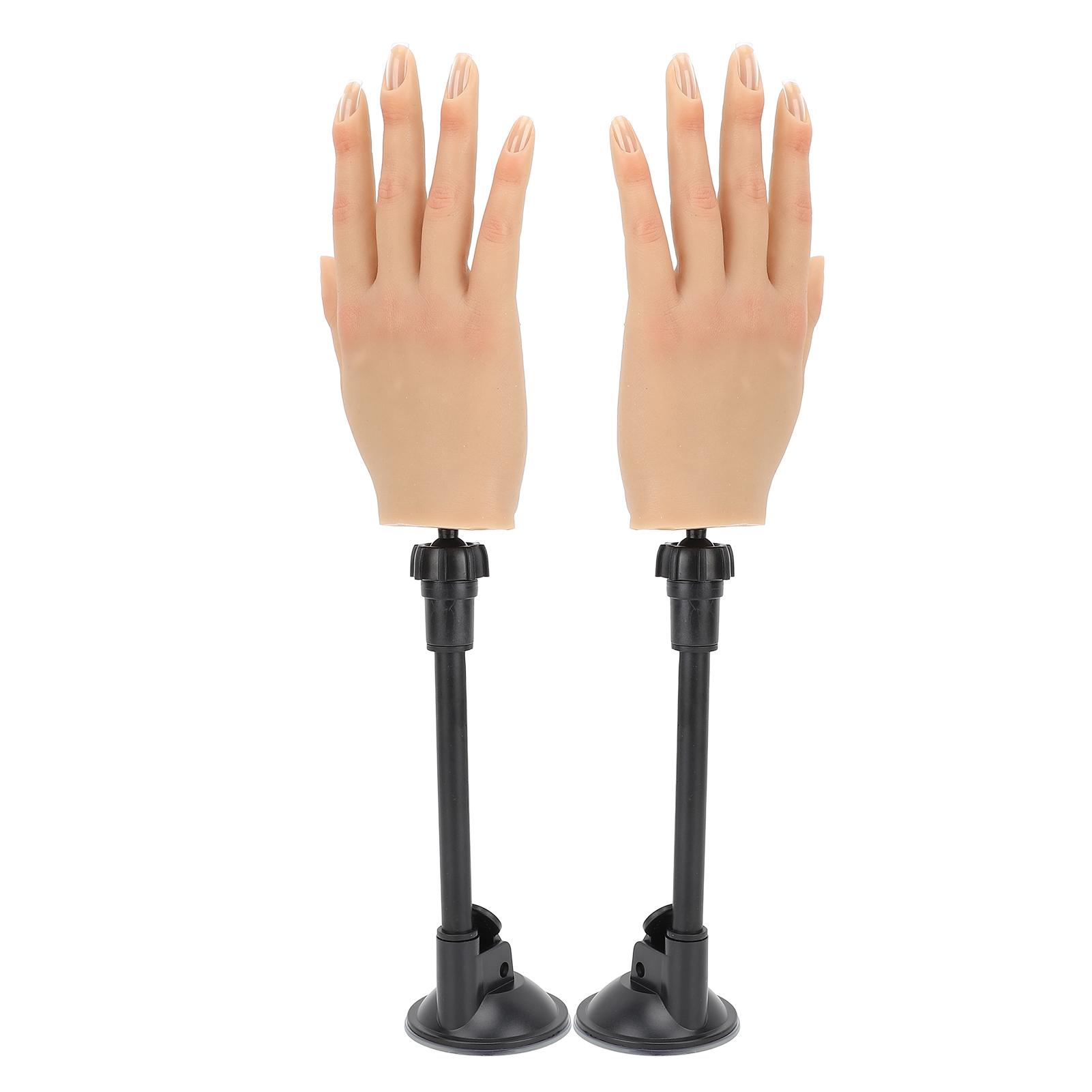 1 Pair Nail Training Practice Hand Bendable Realistic Flexible Prosthetic Nail Hand with 2pcs Suction Brackets
1 Pair Nail Training Practice Hand Bendable Realistic Flexible Prosthetic Nail Hand with 2pcs Suction Brackets