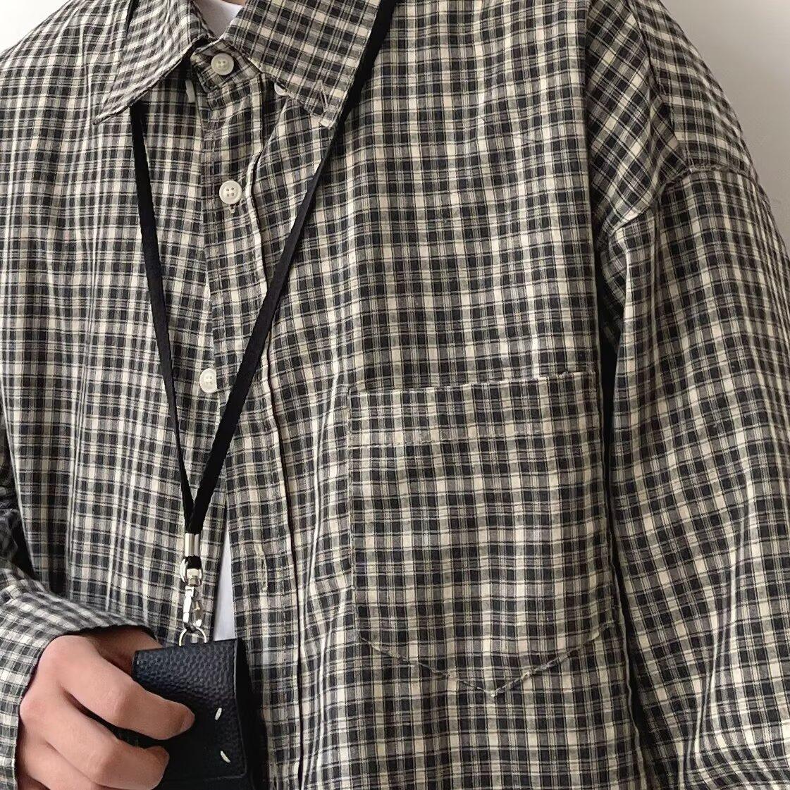 Рубашка с длинным рукавом с буквенным принтом 2024 года в японском стиле в стиле Гонконга, свободная рубашка для мальчиков, летнее модное универсальное повседневное пальто 2XL чёрный
Рубашка с длинным рукавом с буквенным принтом 2024 года в японском стиле в стиле Гонконга, свободная рубашка для мальчиков, летнее модное универсальное повседневное пальто 2XL чёрный