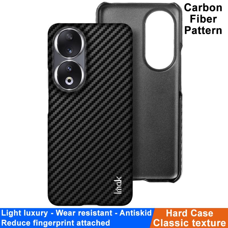 IMAK Ruiyi Series for Honor 90 PC+PU Leather Phone Cover Shockproof Cell Phone Case Carbon Fiber Texture
IMAK Ruiyi Series for Honor 90 PC+PU Leather Phone Cover Shockproof Cell Phone Case Carbon Fiber Texture
