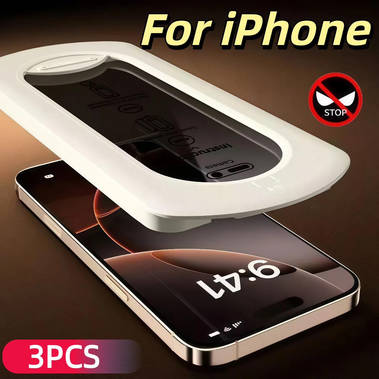 3Pcs Anti Spy Privacy Tempered Glass Screen Protector For iPhone 17 16 15 14 13 12 11 Pro Max Plus Xs Xr HD Clear Scratch Resist iPhone 15 Pro Max чорний
3Pcs Anti Spy Privacy Tempered Glass Screen Protector For iPhone 17 16 15 14 13 12 11 Pro Max Plus Xs Xr HD Clear Scratch Resist iPhone 15 Pro Max чорний