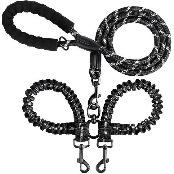Double Dog Leash for Two Dogs Heavy Duty Adjustable Dual Dog Leash No Tangle, Bungee Retractable Split Multiple Leash for Walking 2 Dogs Black чёрный
Double Dog Leash for Two Dogs Heavy Duty Adjustable Dual Dog Leash No Tangle, Bungee Retractable Split Multiple Leash for Walking 2 Dogs Black чёрный