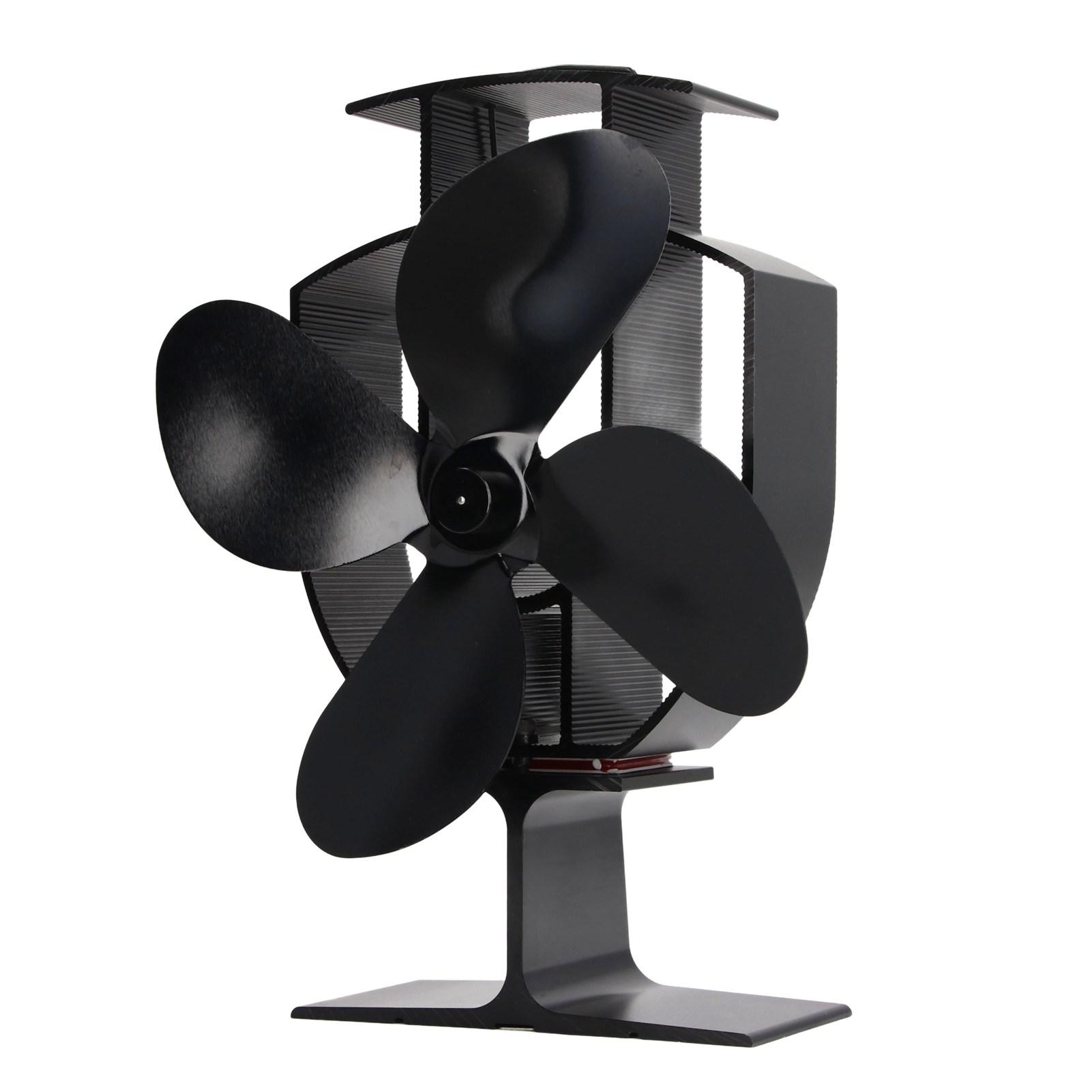 Wood Stove Fan Heat Powered 4 Blades 200 to 250cfm 1500rpm Aluminum Alloy Fireplace Fan for Grate
Wood Stove Fan Heat Powered 4 Blades 200 to 250cfm 1500rpm Aluminum Alloy Fireplace Fan for Grate