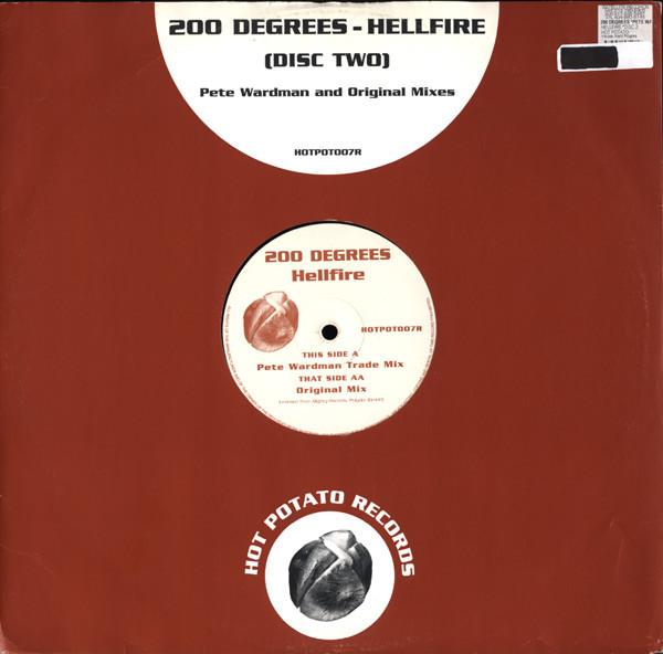12inch Record 200 DEGREES - Hellfire HOTPOT007R Hot Potato Reco 1999 UK Dance & Electronica Used
12inch Record 200 DEGREES - Hellfire HOTPOT007R Hot Potato Reco 1999 UK Dance & Electronica Used