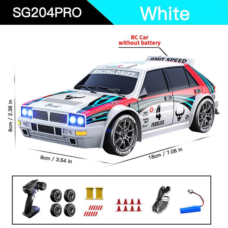 SG204 PRO 1/24 2.4G High speed Drift RC Car With Led Light 4WD Remote Control Car Radio Controlled GTR Racing Model Boy Toy Gift
SG204 PRO 1/24 2.4G High speed Drift RC Car With Led Light 4WD Remote Control Car Radio Controlled GTR Racing Model Boy Toy Gift