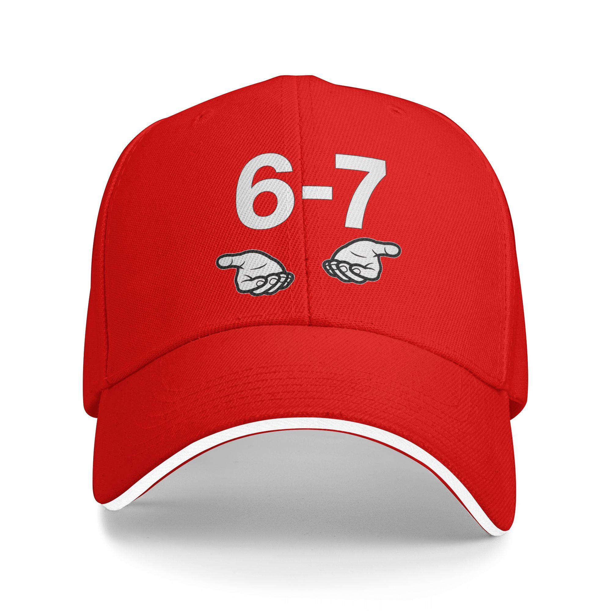 Six Seven 6 7 Meme Baseball Cap Couple Women Design Trucker Hat Spring Street Style Outdoor Sports Breathable Baseball Caps One Size
Six Seven 6 7 Meme Baseball Cap Couple Women Design Trucker Hat Spring Street Style Outdoor Sports Breathable Baseball Caps One Size
