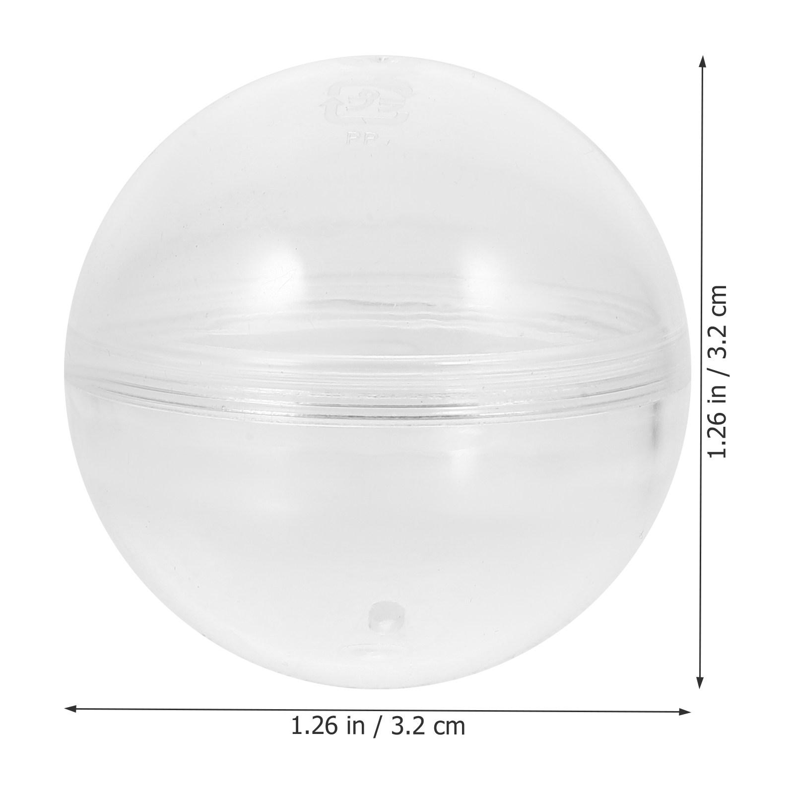 10Pcs Vending Machine Fillable Empty Balls Plastic Packaging Storage Party Favors Candy Holder Multi-Purpose Gift Boxes 3.2X3.2X3.2CM
10Pcs Vending Machine Fillable Empty Balls Plastic Packaging Storage Party Favors Candy Holder Multi-Purpose Gift Boxes 3.2X3.2X3.2CM