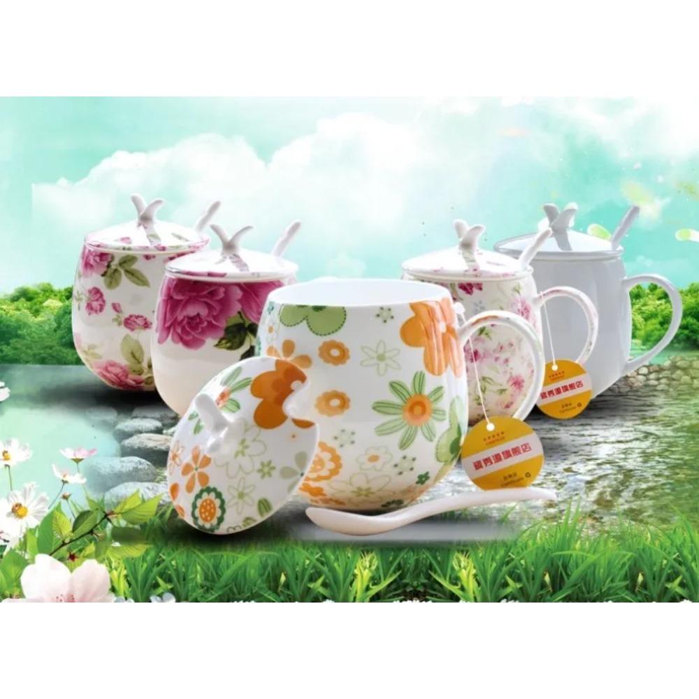 410ML, Cute floral rose designed, bone china thermos tumbler mug, tea for one cup, large mug, with lip & spoon 401-500ml
410ML, Cute floral rose designed, bone china thermos tumbler mug, tea for one cup, large mug, with lip & spoon 401-500ml