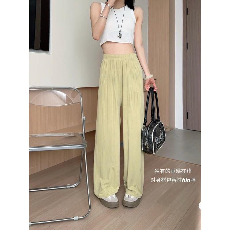 Брюки в складку в стиле Мияке, летние тонкие, в стиле ленивой небрежности, повседневные брюки, женские универсальные с высокой посадкой, облегающие, с широкими штанинами average size
Брюки в складку в стиле Мияке, летние тонкие, в стиле ленивой небрежности, повседневные брюки, женские универсальные с высокой посадкой, облегающие, с широкими штанинами average size