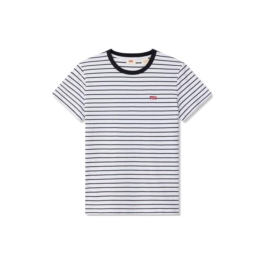 Levis Полосатый круглый вырез Простой пуловер короткий рукав обычная футболка женские топы белый черный A9271-0002 L
Levis Полосатый круглый вырез Простой пуловер короткий рукав обычная футболка женские топы белый черный A9271-0002 L