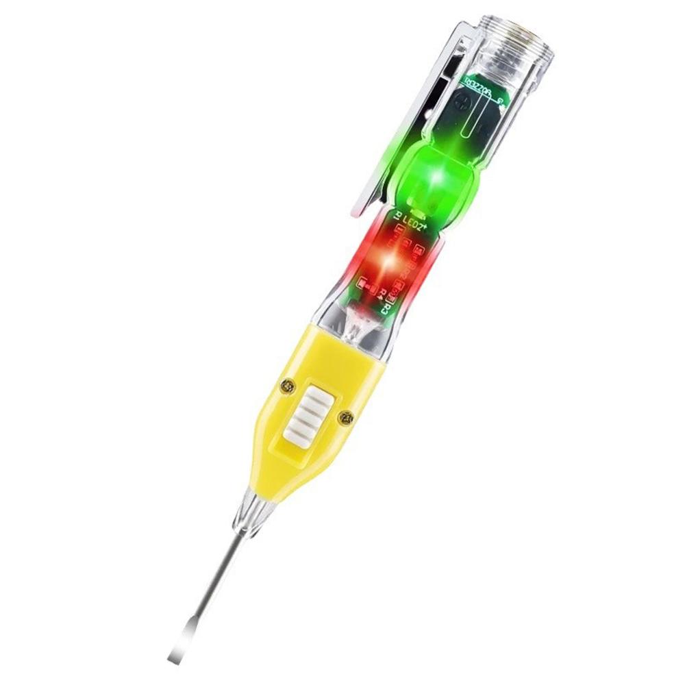 AC12-220V Voltage Indicator Voltage Tester Pen Meter Electric indicator Test Pencil Voltage Detector Sensor Pen Electrician Tool
AC12-220V Voltage Indicator Voltage Tester Pen Meter Electric indicator Test Pencil Voltage Detector Sensor Pen Electrician Tool
