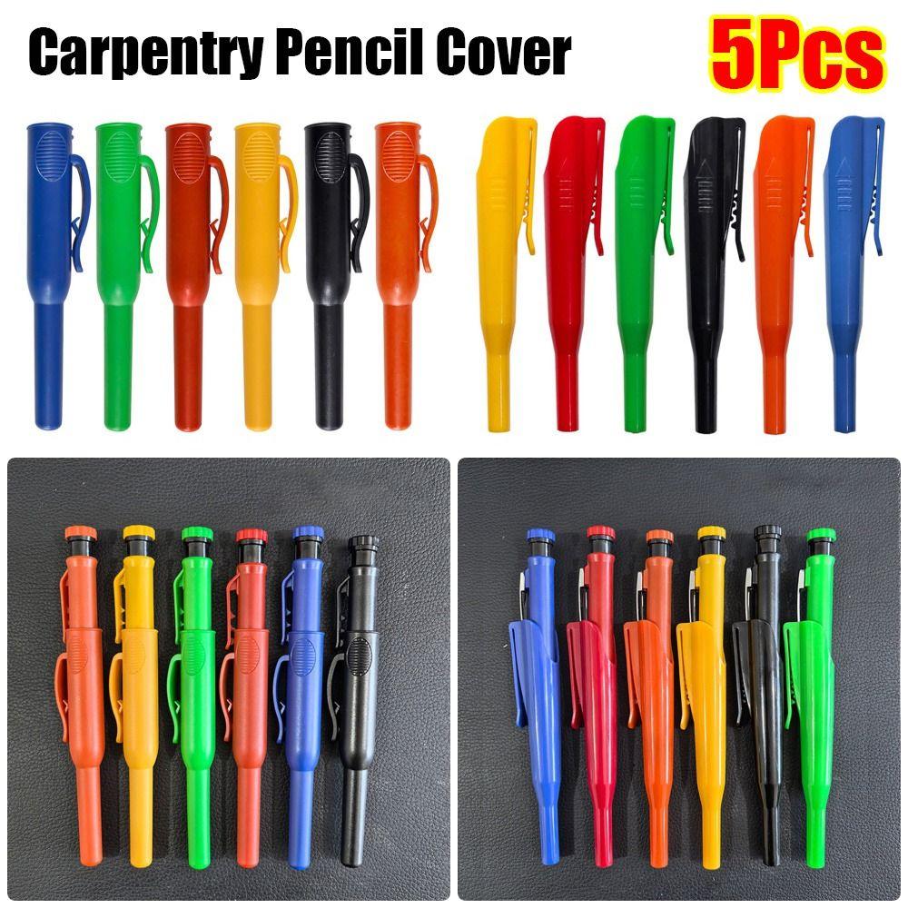 5Pcs Non-slip Mechanical Pencil Covers Deep Hole Pencil Holder Carpentry Marking Scribe Tool Style 1 Orange
5Pcs Non-slip Mechanical Pencil Covers Deep Hole Pencil Holder Carpentry Marking Scribe Tool Style 1 Orange
