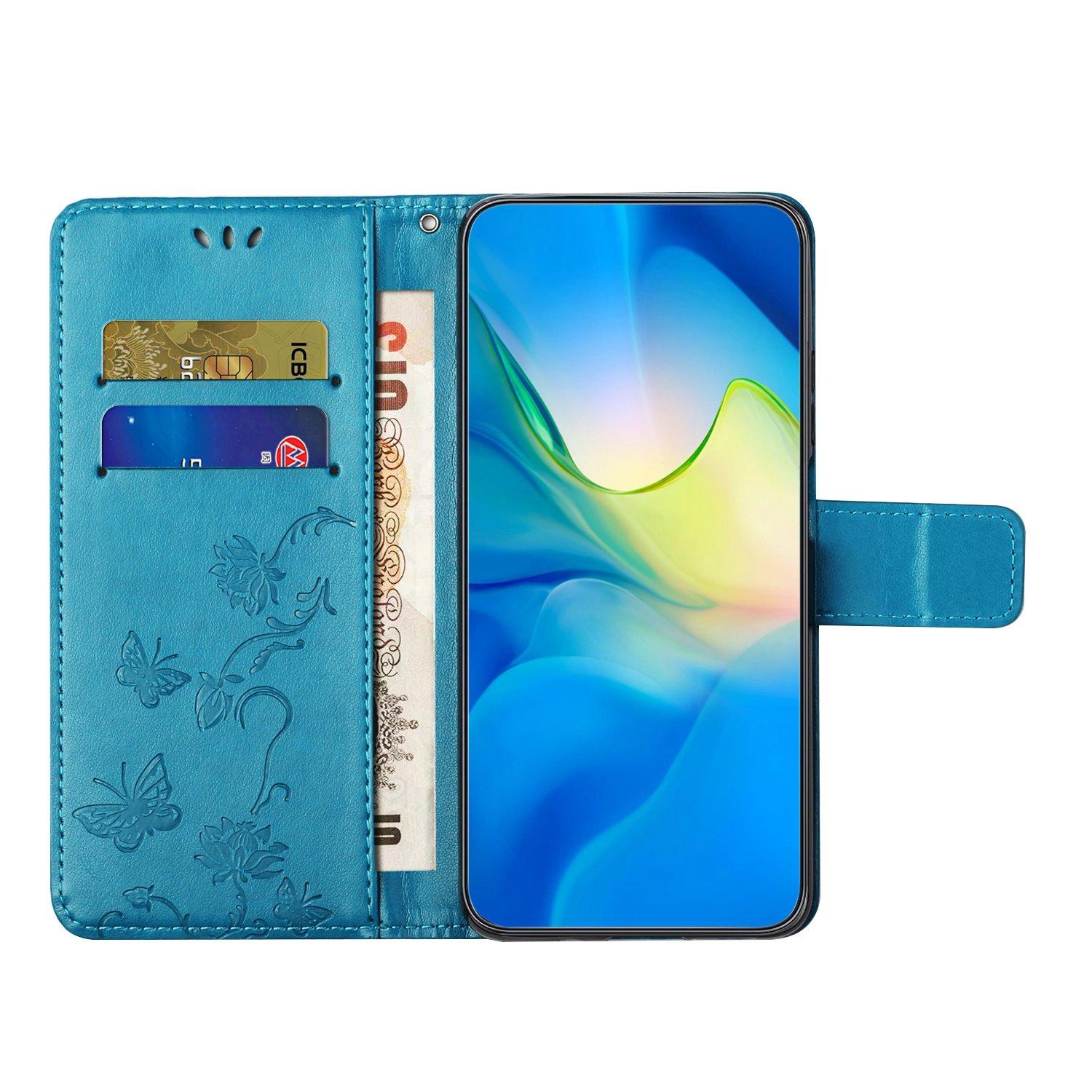 Anti-fall Phone Wallet Case For Samsung Galaxy A04 4G (164.4 x 76.3 x 9.1 mm)/M13 5G Protective Phone Cover Stand with Strap Blue
Anti-fall Phone Wallet Case For Samsung Galaxy A04 4G (164.4 x 76.3 x 9.1 mm)/M13 5G Protective Phone Cover Stand with Strap Blue