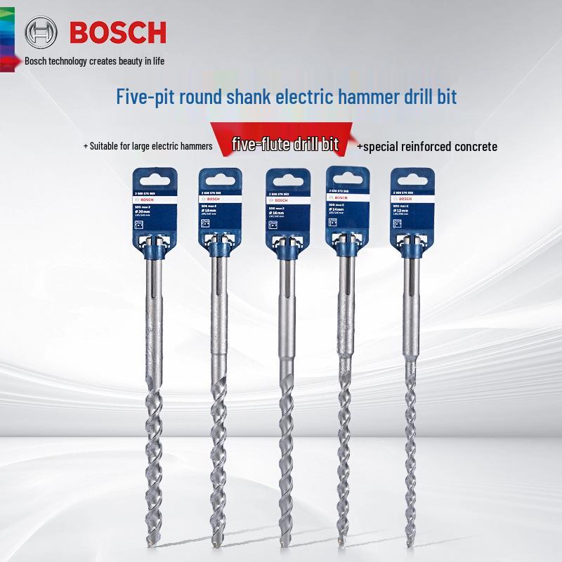 Bosch 2 Series Rotary Hammer Drill Bit for Concrete, Brick, and Stone with Five Points and Two Grooves Bulk or Invoice - Contact Support
Bosch 2 Series Rotary Hammer Drill Bit for Concrete, Brick, and Stone with Five Points and Two Grooves Bulk or Invoice - Contact Support