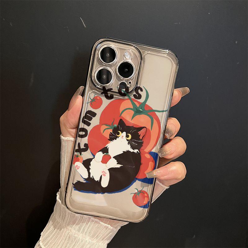 Tomato Kitty Cat Kitten Couple Phone Case For iPhone 16 15 11 12 14 13 Pro Max Mini XS XSM XR 7 8 Plus SE4 16e Cute Cover Fundas iPhone 12 Mini
Tomato Kitty Cat Kitten Couple Phone Case For iPhone 16 15 11 12 14 13 Pro Max Mini XS XSM XR 7 8 Plus SE4 16e Cute Cover Fundas iPhone 12 Mini