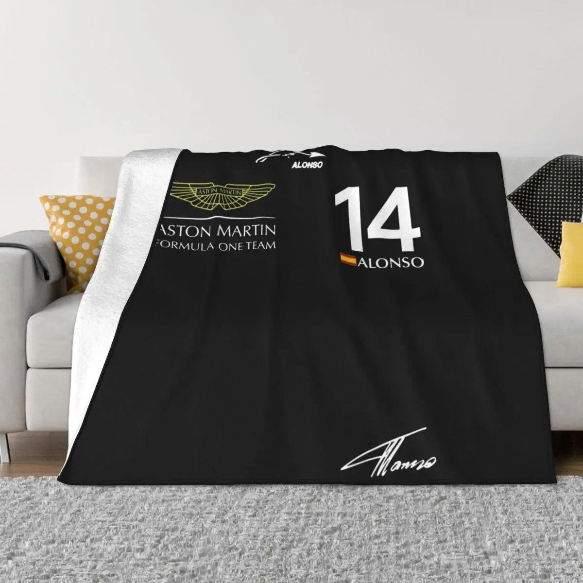 Aston Martin F1 Blankets Fleece Spring Autumn Formula One Breathable Soft Throw Blanket for Sofa Office Quilt
Aston Martin F1 Blankets Fleece Spring Autumn Formula One Breathable Soft Throw Blanket for Sofa Office Quilt