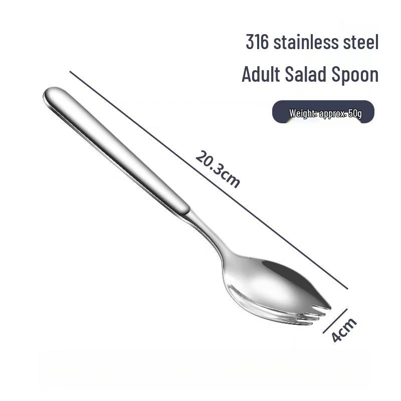 Stainless Steel 2-in-1 Kids Fork & Spoon
Stainless Steel 2-in-1 Kids Fork & Spoon