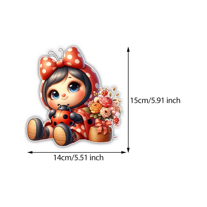 Car Sticker Cute Ladybug Decal Waterproof Vinyl Decal on Bumper Rear Window Laptop Self-adhesive Decal For Car Accessories Y06 A-15cm Longest Side
Car Sticker Cute Ladybug Decal Waterproof Vinyl Decal on Bumper Rear Window Laptop Self-adhesive Decal For Car Accessories Y06 A-15cm Longest Side