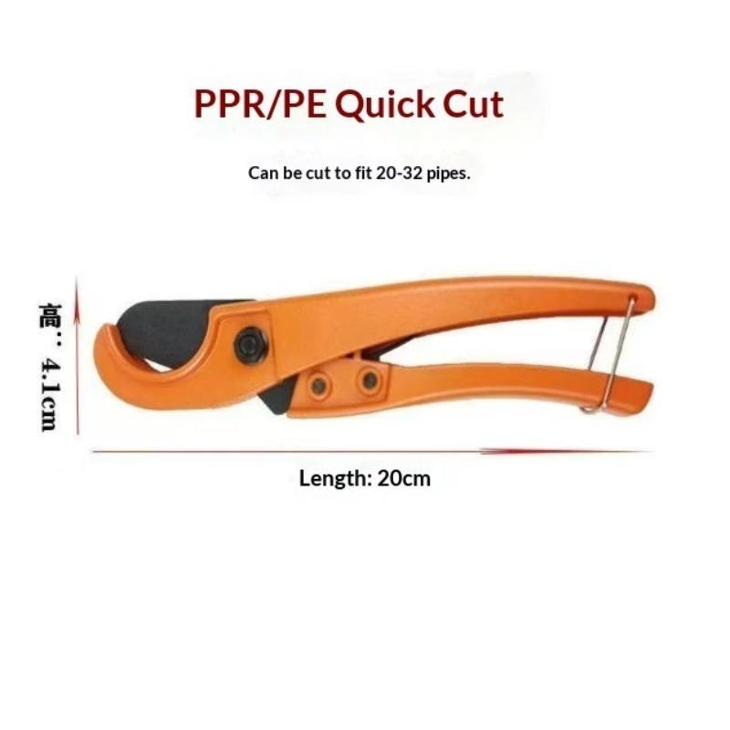1Pcs PVC Compact Scissors Design Portable PEX Pipe Cutter Plastic Pipe One-Hand Operation PVC PPR Tube Cutting Tool
1Pcs PVC Compact Scissors Design Portable PEX Pipe Cutter Plastic Pipe One-Hand Operation PVC PPR Tube Cutting Tool