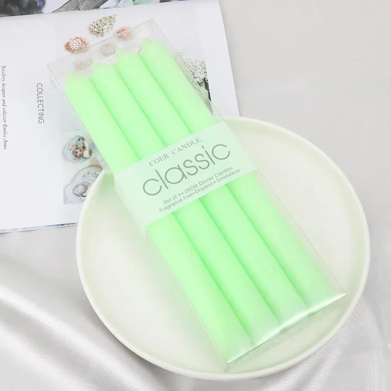 European Minimalist Solid Color Candle Long Straight Pole Pearl Design Home Wedding Dinner Decor Western Style Candle Ornament зелёный
European Minimalist Solid Color Candle Long Straight Pole Pearl Design Home Wedding Dinner Decor Western Style Candle Ornament зелёный