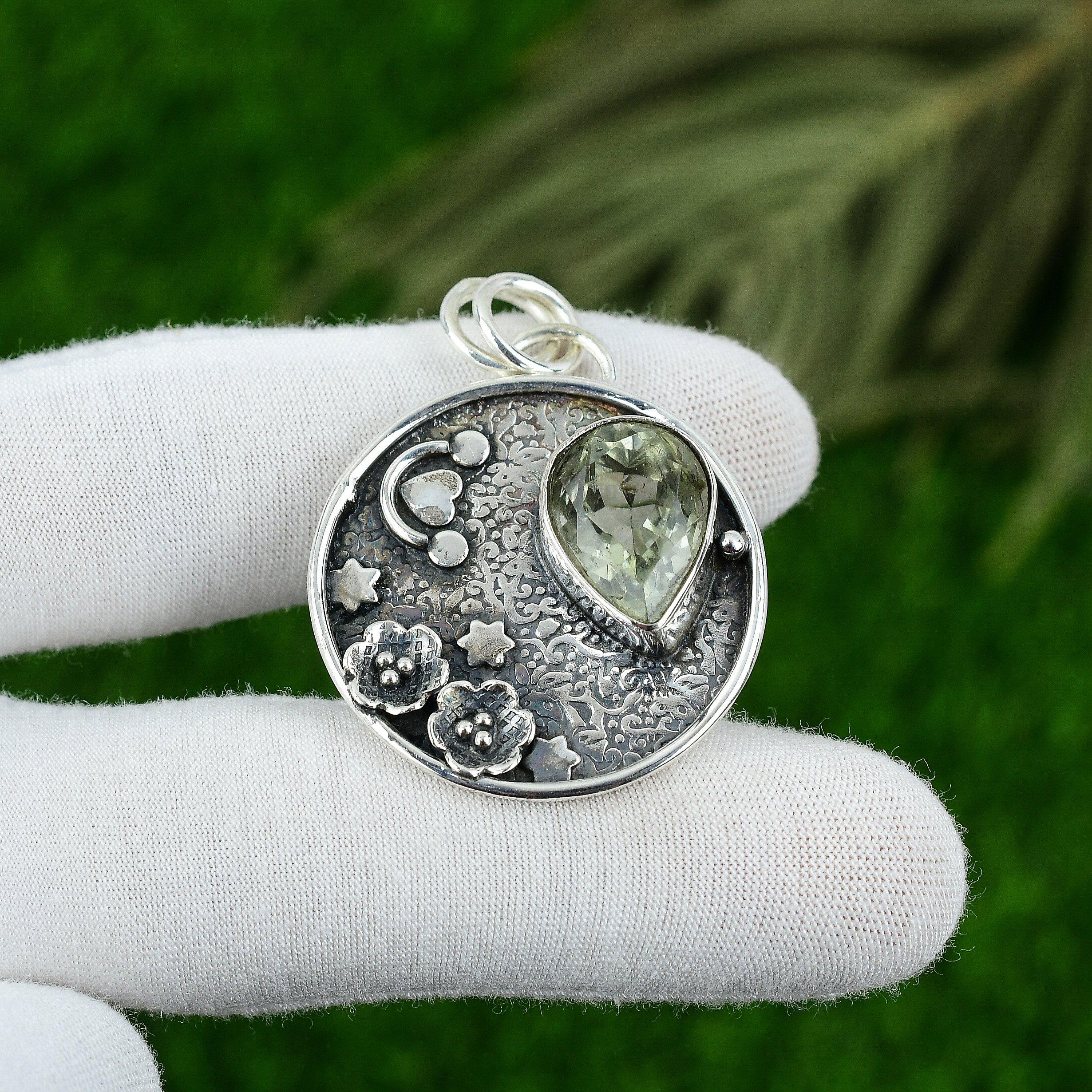 Anniversary Gift For Her Natural Lemon Topaz Gemstone Pendant 925 Silver
Anniversary Gift For Her Natural Lemon Topaz Gemstone Pendant 925 Silver