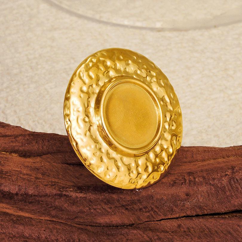 18K Gold Plated Retro 304 Stainless Steel Women s Ring
18K Gold Plated Retro 304 Stainless Steel Women s Ring