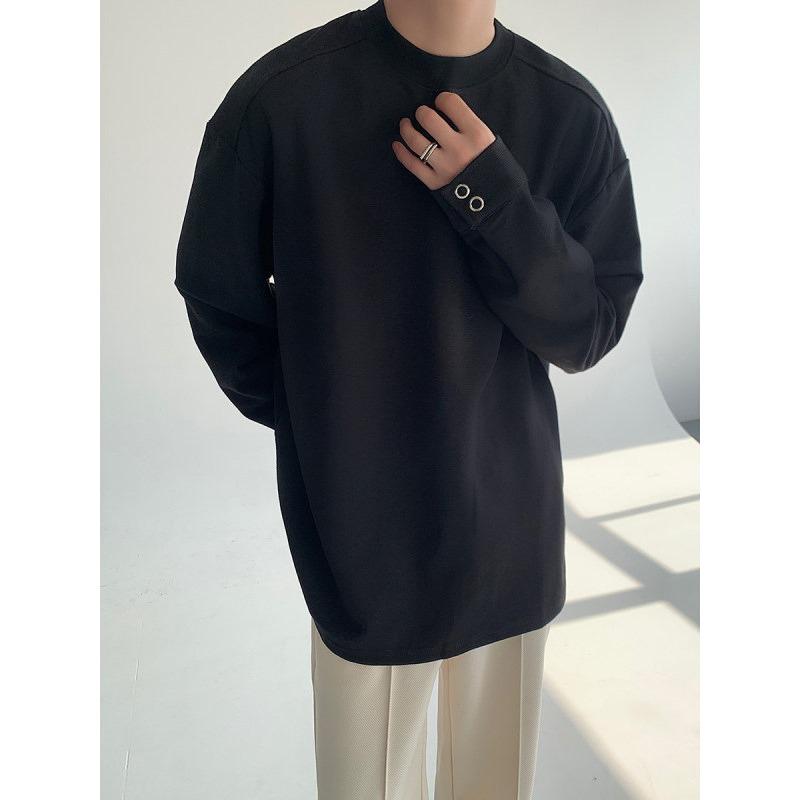 Round Neck Sweatshirt Men s Spring Autumn Long-sleeved T-shirt Bottoming Shirt XXXL чорний
Round Neck Sweatshirt Men s Spring Autumn Long-sleeved T-shirt Bottoming Shirt XXXL чорний