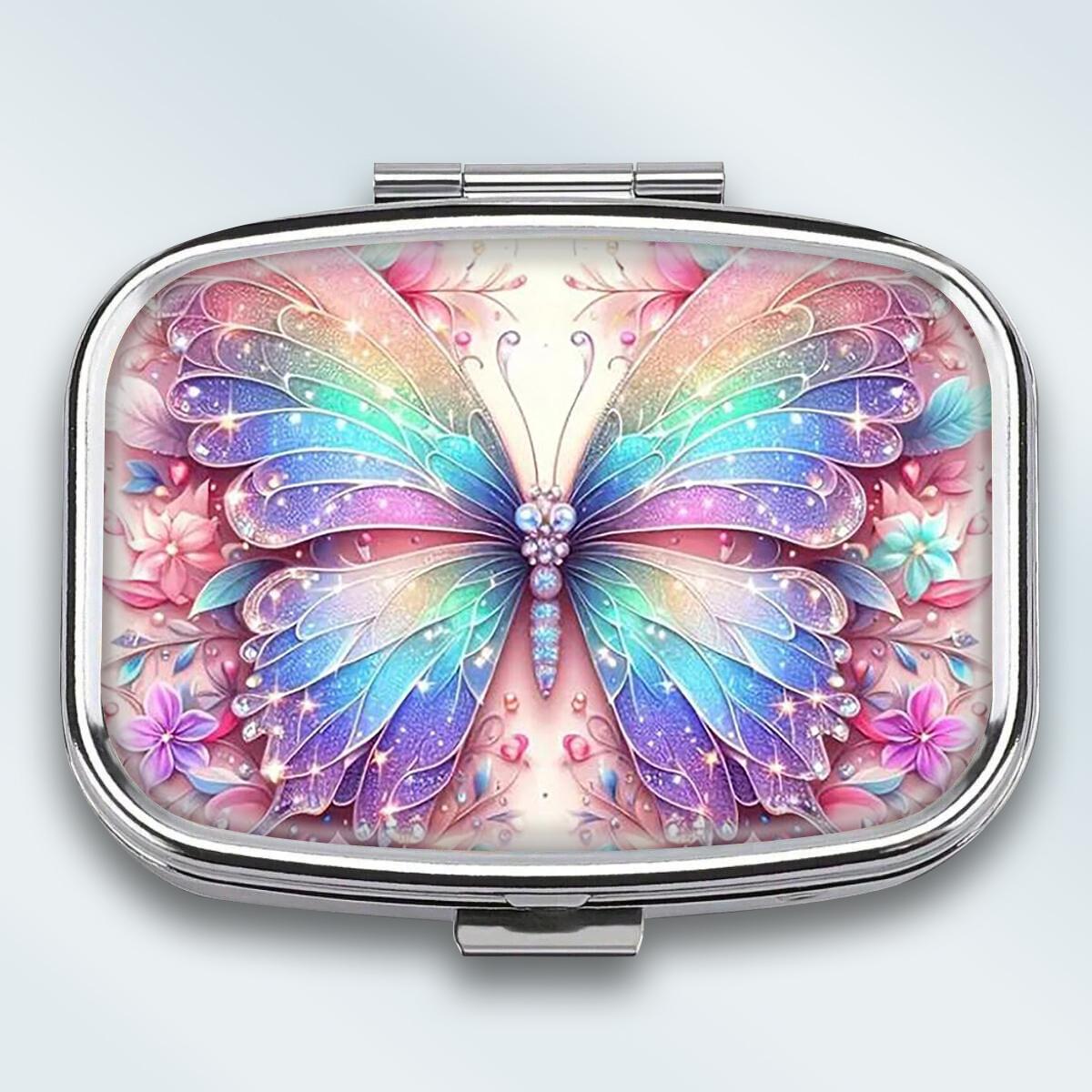 Portable Pill Box with 2 Compartments, Mini Metal Medicine Organizer Case, Cute Printed Pill Container for Vitamins, Pills, Jewelry, Travel, Daily Use різнокольоровий
Portable Pill Box with 2 Compartments, Mini Metal Medicine Organizer Case, Cute Printed Pill Container for Vitamins, Pills, Jewelry, Travel, Daily Use різнокольоровий