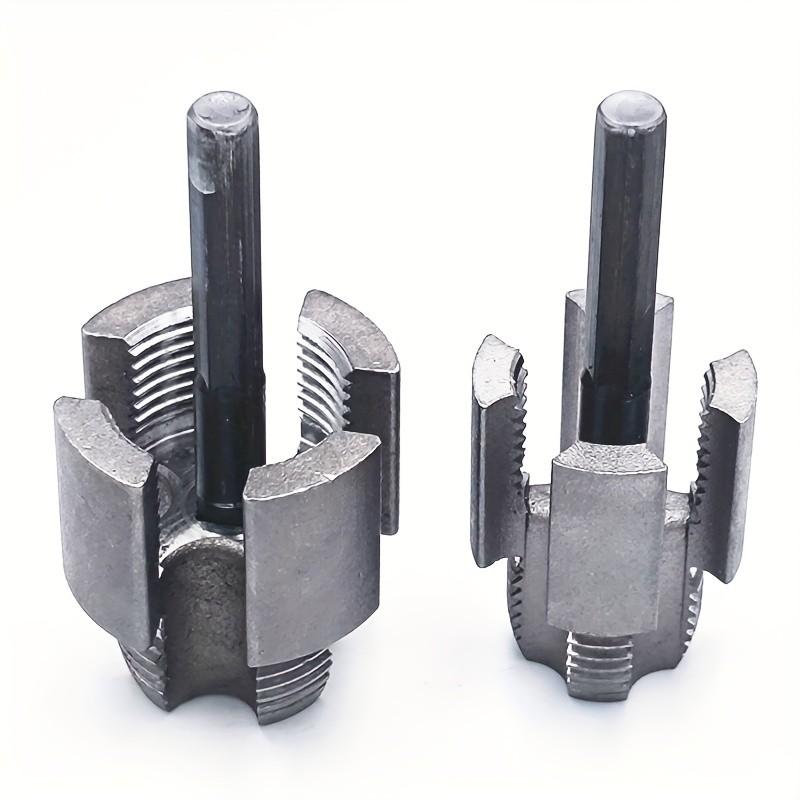 2Pc PPR Pipe Thread Repair Tools - Electric Drill Compatible, 2 Sizes, Durable Metal
2Pc PPR Pipe Thread Repair Tools - Electric Drill Compatible, 2 Sizes, Durable Metal