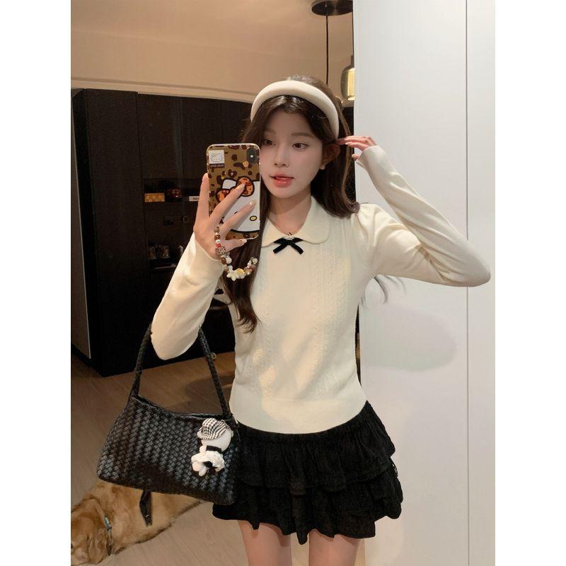 Kumikumi Модный костюм Нишевый стиль Антивозрастной Трикотаж с длинными рукавами Женский Осенний С высокой талией Приталенная юбка Комплект из двух предметов Black Skirt One size
Kumikumi Модный костюм Нишевый стиль Антивозрастной Трикотаж с длинными рукавами Женский Осенний С высокой талией Приталенная юбка Комплект из двух предметов Black Skirt One size