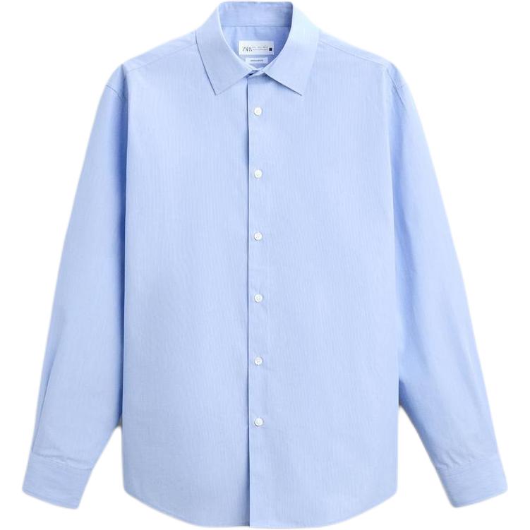 Zara Slim Fit Easy Iron Striped Business Long Sleeve Shirt Men shirts Blue White 03090523-35 M
Zara Slim Fit Easy Iron Striped Business Long Sleeve Shirt Men shirts Blue White 03090523-35 M