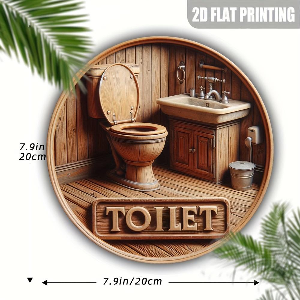 Country Farmhouse Style Wooden Toilet Sign, Charming Dwarf Design, Round Wall Decoration, 8x 8 Inches, Suitable For Home And Out колір зеленого яблука
Country Farmhouse Style Wooden Toilet Sign, Charming Dwarf Design, Round Wall Decoration, 8x 8 Inches, Suitable For Home And Out колір зеленого яблука