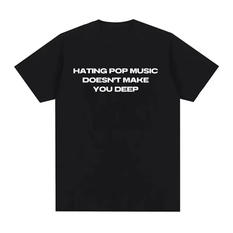 2026 Charli Xcx Hating Pop Music Doesnt Make You Deep Same Style Cotton T Shirt Unisex Women Fashion Harajuku Casual Tshirt Summer S
2026 Charli Xcx Hating Pop Music Doesnt Make You Deep Same Style Cotton T Shirt Unisex Women Fashion Harajuku Casual Tshirt Summer S