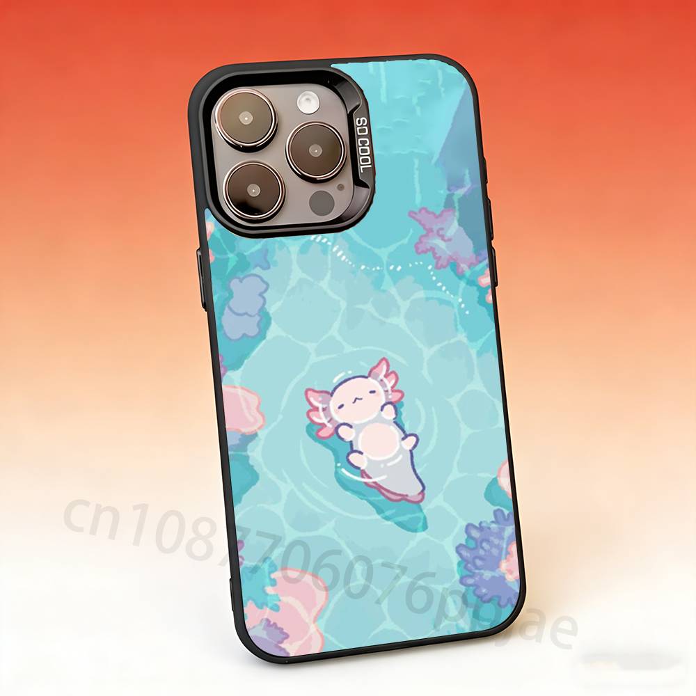 Cute Axolotl Black Matte Phone Case For iPhone 17,16,15,14,13,12,11,Pro,Max,Plus,Mini, Matte Shockproof Case iPhone15PRO
Cute Axolotl Black Matte Phone Case For iPhone 17,16,15,14,13,12,11,Pro,Max,Plus,Mini, Matte Shockproof Case iPhone15PRO