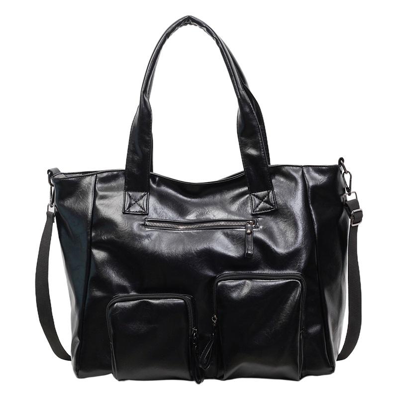A Large-capacity, Simple Commuting Handbag for Women, A Single-shoulder Tote Bag чорний
A Large-capacity, Simple Commuting Handbag for Women, A Single-shoulder Tote Bag чорний