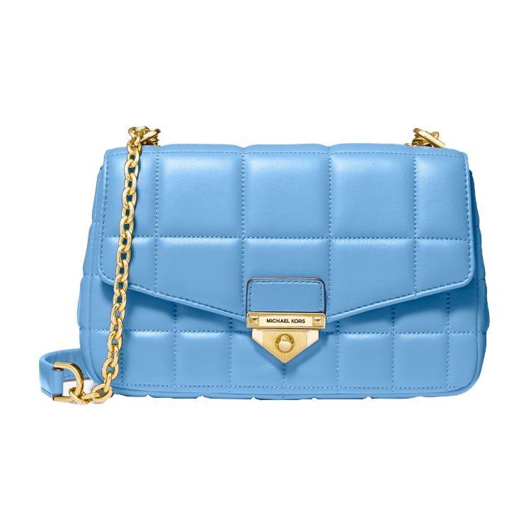 Michael Kors MK Soho Gold Buckle Flap Chain Lambskin Shoulder Crossbody Bag Large Women bags Sky-Blue 30F0G1SL3L-485 Basic Set (Bag+Dust Bag)
Michael Kors MK Soho Gold Buckle Flap Chain Lambskin Shoulder Crossbody Bag Large Women bags Sky-Blue 30F0G1SL3L-485 Basic Set (Bag+Dust Bag)