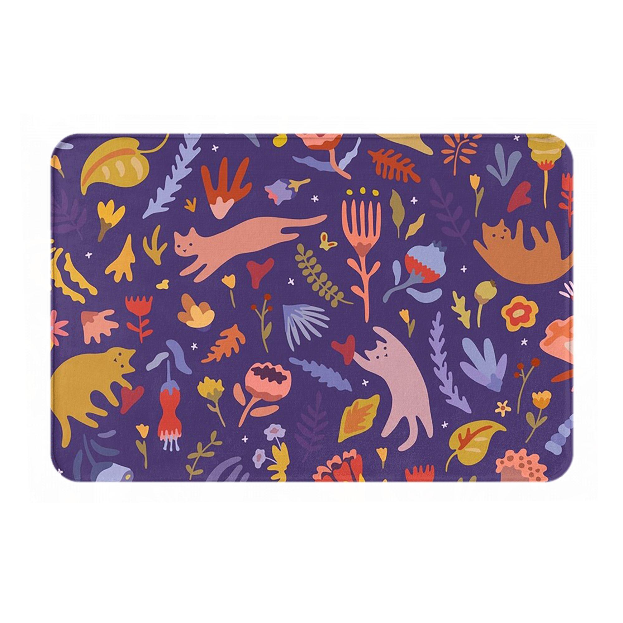 Candy Cats in the Magic Garden Anti-slip Doormat Floor Mat Washable Carpet Rug for Kitchen Entrance Home Bedroom Footpad Mats 40x60cm
Candy Cats in the Magic Garden Anti-slip Doormat Floor Mat Washable Carpet Rug for Kitchen Entrance Home Bedroom Footpad Mats 40x60cm