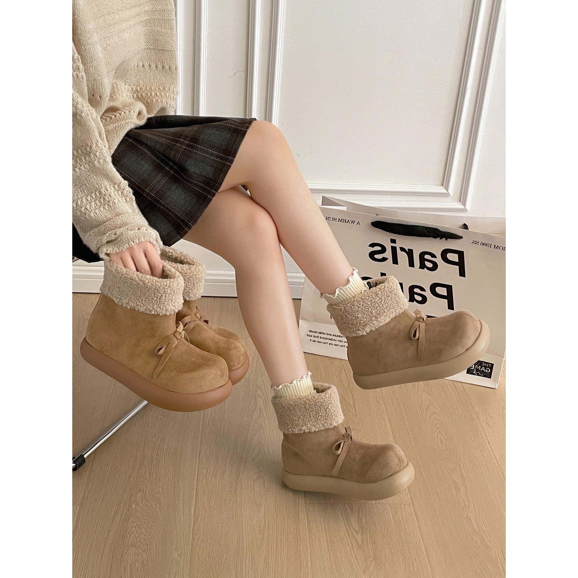 Fleece thickened warm thick-soled fluffy snow boots 2025 winter wear non-slip Birkenstock cotton shoes 40 хакі
Fleece thickened warm thick-soled fluffy snow boots 2025 winter wear non-slip Birkenstock cotton shoes 40 хакі