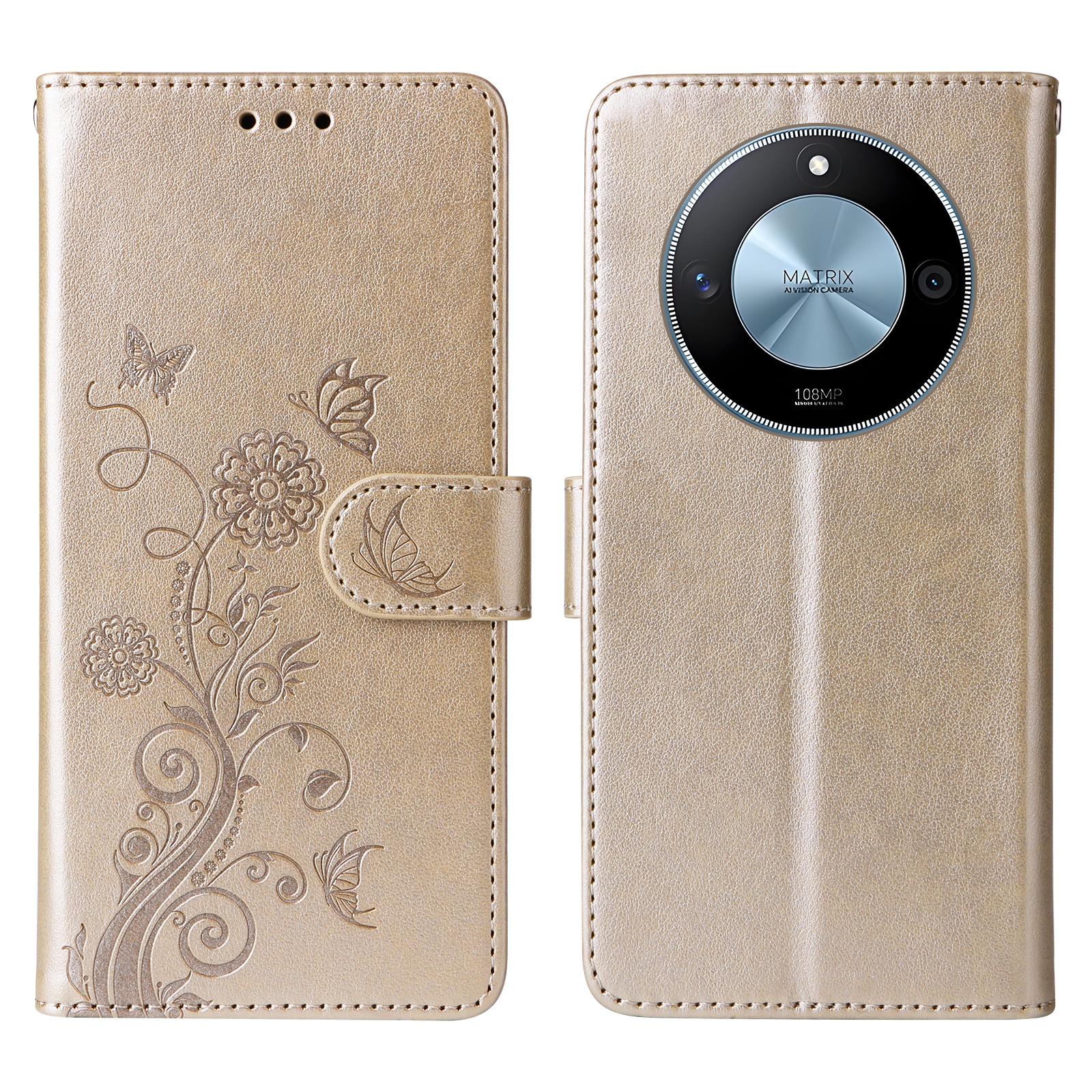 For Honor X60 5G Leather Case Butterfly Floral Imprint Wallet Stand Cover Gold
For Honor X60 5G Leather Case Butterfly Floral Imprint Wallet Stand Cover Gold