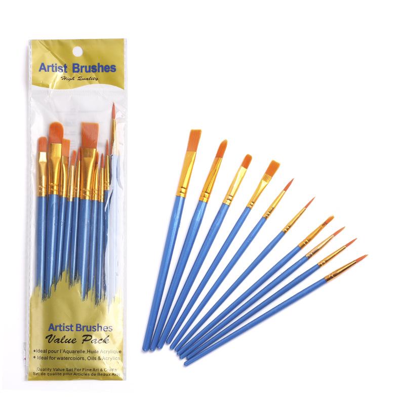 Набор нейлоновых кистей для рисования из 10 штук для детей: Акриловые, Акварельные и Лайнерные кисти 10-piece set (as shown)
Набор нейлоновых кистей для рисования из 10 штук для детей: Акриловые, Акварельные и Лайнерные кисти 10-piece set (as shown)