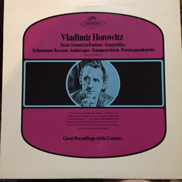 LP Record FRANZ LISZT / ROBERT SCHUMANN PLAYS - Liszt : Sonata In B Minor - Funérai 60114 Seraphim US Classical Used
LP Record FRANZ LISZT / ROBERT SCHUMANN PLAYS - Liszt : Sonata In B Minor - Funérai 60114 Seraphim US Classical Used