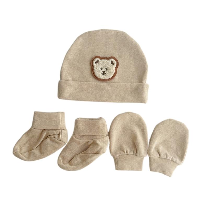 Детская шапочка с набором носков и варежек Теплая и безопасная шапочка для новорожденных с хлопковыми варежками и носками Идеально подходит для младенцев 0-3 месяцев бежевый
Детская шапочка с набором носков и варежек Теплая и безопасная шапочка для новорожденных с хлопковыми варежками и носками Идеально подходит для младенцев 0-3 месяцев бежевый