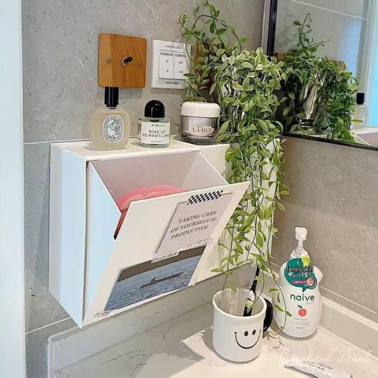 Wall-Mounted Punch-Free Bathroom Storage Box for Miscellaneous Items, Sanitary Napkins, and Tissues сірий колір
Wall-Mounted Punch-Free Bathroom Storage Box for Miscellaneous Items, Sanitary Napkins, and Tissues сірий колір