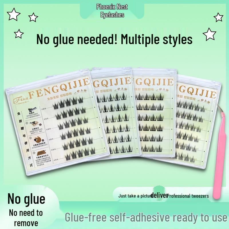 Glue-Free False Eyelashes - Natural, Easy Three-Step Application, Sunflower Design for Bold Eyes Glue-Free Peacock Feather
Glue-Free False Eyelashes - Natural, Easy Three-Step Application, Sunflower Design for Bold Eyes Glue-Free Peacock Feather