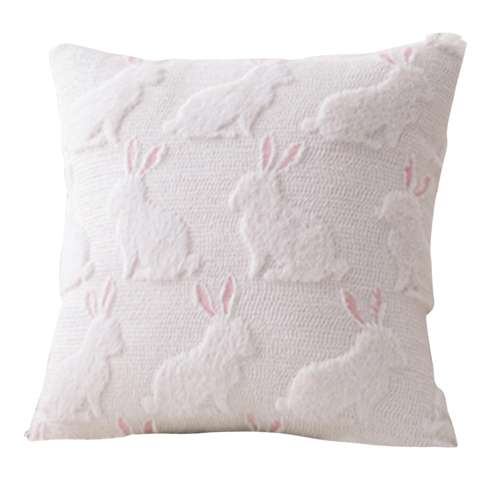 Easter Bunny 3d Embroidered Tufted Pillowcase For Living Room And Bedroom, Removable And Washable Pillowcase One Size
Easter Bunny 3d Embroidered Tufted Pillowcase For Living Room And Bedroom, Removable And Washable Pillowcase One Size